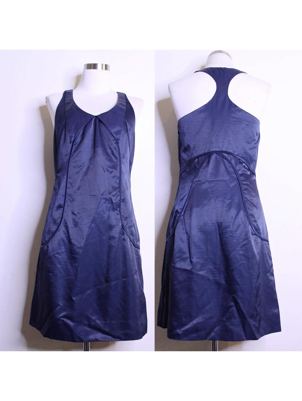 Richard Chai Dark Blue Racerback Mini Dress - 7